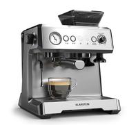 GrandPresso - Macchina del caffè | Macina di precisione | Ugello del vapore | Portafiltro | Indicazione della pressione | 20 bar