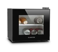 Klarstein Happy Hour 30.3cm 9,8 litri Frigo Bibite con Porta in Vetro Nero