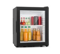 Klarstein Happy Hour 47.5cm 23L Frigo Bibite con Porta in Vetro Nero