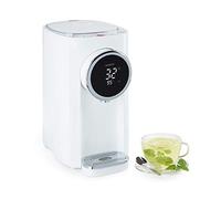 Klarstein Hot Spring Plus Distributore acqua calda, Serbatoio: 5 litri, Display LCD, 45-95 °C, Serbatoio in acciaio inox, Protezione anti marcia a secco e surriscaldamento, Sicurezza bambini, bianco