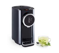 Klarstein Hot Spring Plus Distributore acqua calda, Serbatoio: 5 litri, Display LCD, 45-95 °C, Serbatoio in acciaio inox, Protezione anti marcia a secco e surriscaldamento, Sicurezza bambini, nero