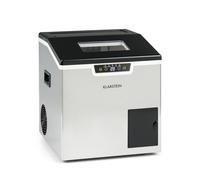 Klarstein IceFestival 20kg/24h 1,8L Macchina del Ghiaccio Argento/Nero