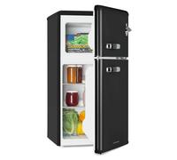 Klarstein Irene 84.5cm 86L Frigo Combinato Retrò Nero