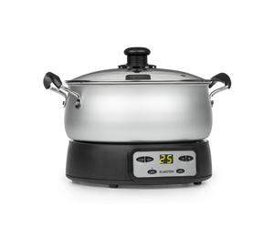 Klarstein Jam Session Acciaio Inossidabile 3L Pastorizzatore Digitale Argento