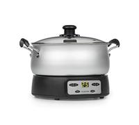 KLARSTEIN Jam Session - Bollitore per Marmellata e Gelatina, 1000W, 2 Programmi Automatici, Tempo di Cottura Regolabile, Pentola interna Rivestita, Lavabile in Lavastoviglie, Volume 3 Litri