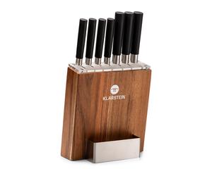 Klarstein Kitano 8 pezzi Set di coltelli con blocco