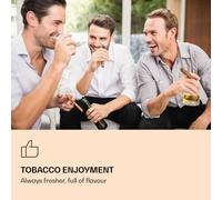 Klarstein El Presidente 37 umidificatore per sigari, 37L, 2 ripiani, 1 cassetto in legno di cedro