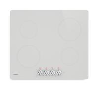 Klarstein Kochheld 60cm Piano Cottura a Induzione 4 Fuochi Bianco