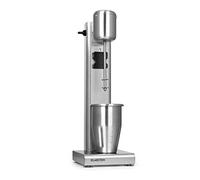 KLARSTEIN Kraftpaket Pro - Drink Mixer, 80 Watt, 1 L, 2 Livelli, 20000 giri/min, Bicchiere in Acciaio Inox, Milkshake & Frullati Proteici, Mixer per Bevande, Bar, Ristoranti, Professionale, Argento