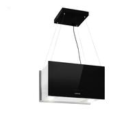Klarstein Kronleuchter 60cm 577m³/h Cappa a Isola Nero