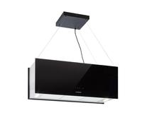 Klarstein Kronleuchter 90cm 577,2 m³/h Cappa a Isola Nero