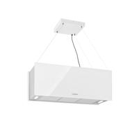 Klarstein Kronleuchter 90cm 577m³/h Cappa a Isola Bianco