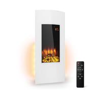 Klarstein Lamington 2000W 40cm Camino elettrico a parete Bianco