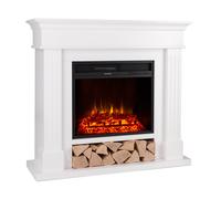 Klarstein LasPilas 1800W 108cm Camino elettrico con cornice Bianco