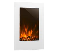 Klarstein Lausanne 2000W 58cm Camino Elettrico a Parete Bianco