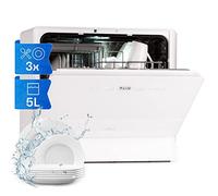 Klarstein Emerald 5 Slim - Lavastoviglie a posizionamento libero, 7 programmi, controllo touch