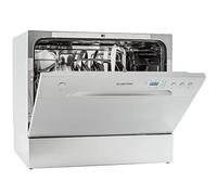 Klarstein Lavastoviglie 6 Coperti, Lavastoviglie Libera Installazione Silenziosa con 6 Programmi di Lavaggio, Mini Piccola, Mini da Tavolo Compatta e Facile da Installare