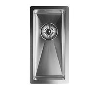 TitanSteel - Lavello da cucina da 45 x 23 cm (Lung.xLarg.) in acciaio inox con superficie antigraffio e resistente al calore