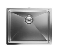 TitanSteel - Lavello da cucina da 45 x 55 cm (Lung.xLarg.) in acciaio inox con superficie antigraffio e resistente al calore