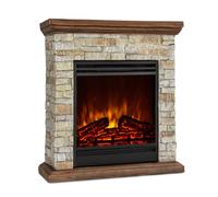 Klarstein Lienz 1800W 60cm Camino elettrico con cornice Marrone Chiaro
