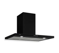 Klarstein Limelight 90cm 640m³/h Cappa a Parete Nero