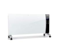 Klarstein Lindholm - Termoconvettore, Stufa, Display LED, Pannello Touch, Telecomando, Timer, 2 Livelli: 1000/2000 W, Termostato 16-40 °C, Sicura per Bambini e Antisurriscaldamento, Bianco