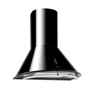 Klarstein Lumio Neo Cappa Aspirante Retrò 60cm 610m³/h A Acciaio Inox Nera