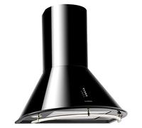 Klarstein Lumio Neo Cappa Aspirante Retrò 60cm 610m³/h A Acciaio Inox Nera