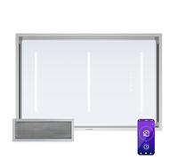 LuxeAir - Cappa aspirante | 90 cm | WiFi + Bluetooth | LED | 751 m³/ora | Scarico/ricircolo | Classe energetica: A