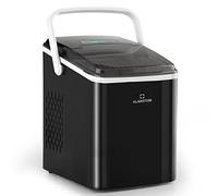Klarstein Macchina Ghiaccio 2L, Macchina del Ghiaccio Professionale, Fabbricatore Ghiaccio Secco Alimentare 12kg, Cubetti di Grandi Piccole Dimensioni, Macchina Ghiaccio Casa Autopulente Cocktail