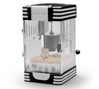 Klarstein Macchina Popcorn Bambini Vintage, Macchina per Pop Corn 300W, Macchina Popcorn Professionale, Macchina per i Popcorn con Contenitore in Acciaio Inossidabile, Macchina dei Popcorn Stile Retro