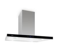 Klarstein Madonna 90cm 624,4 m³/h Cappa a Isola Argento