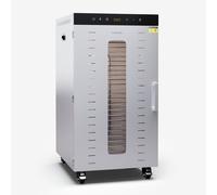 Klarstein Master Jerky 30-90°C Essiccatore Professionale 24 Strati Argento
