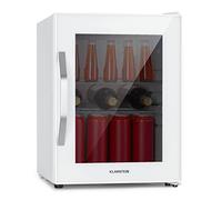 Klarstein Mini Frigo da Camera per Birra, Frigo Portatile da Camera, Piccolo da Ufficio, Mini da Ufficio con Porta in Vetro, Bar da con Ripiani Rimovibili, 0-10°C, 33L