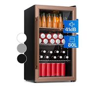Klarstein Beersafe XXL Frigorifero, 80 litri, 3 ripiani, sportello panoramico di vetro