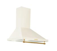 Klarstein Montblanc 60cm 599m³/h Cappa a Parete Vintage Crema