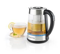 Klarstein Ostfriese Bollitore 2-in-1 Teiera 1,7L 2200Wl LED Acciaio Inox Vetro