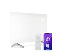 Klarstein Pannelli Radianti Infrarossi 720W - Parete o Indipendente, WiFi, Touch & App, Termostato, Timer, Sicurezza Bambini, IP43, Vetro, Riscaldamento a Infrarossi 14m², Bianco