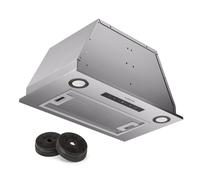 Klarstein Paolo 60cm 619m³/h Cappa da Incasso Argento