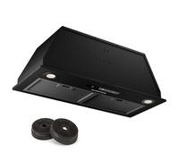 Klarstein Paolo 72cm 520m³/h Cappa da Incasso Nero