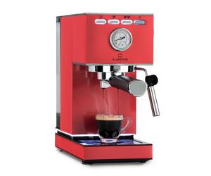 Klarstein Pausa 1350W 20bar Macchina da Caffè Espresso Rosso