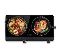 Klarstein Piano Vetroceramica Cottura Elettrico 2 Fuochi Moderno, 2 Piastre 2900W Integrato, Touch con Timer