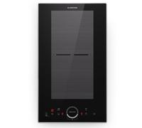 Klarstein Piastra a induzione elettrica da incasso, doppia riscaldamento, 2 luci, 3500 W, 2 tavoli da cottura a induzione, touch control, display digitale