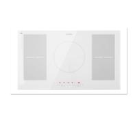 Klarstein Piastra Induzione 5 Fuoc 90cm | Ibrido | 5 Zone con 2 Zone Flex Bianco