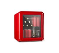 Klarstein PopLife 50cm 48L Frigo Bibite con Porta in Vetro Rosso