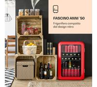 PopLife Frigorifero per bevande 0-10°C design rétro