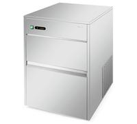 Klarstein Powericer 50kg/24h 10L Macchina del Ghiaccio Professionale Argento