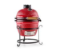 Klarstein Princesize Barbecue Kamado Griglia in Ceramica 11" Smoker BBQ rosso