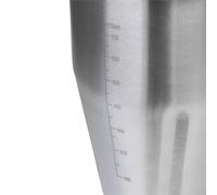Klarstein Pro robusto bicchiere d'acciaio inox accessori 1 litro acciaio inox argento