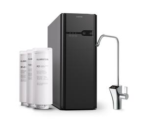 Klarstein PureFina 400GPD Depuratore Acqua Osmosi Inversa Sottolavello Nero